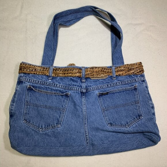 Awesome Handmade Jeans Bag - Picture 2 of 11